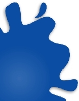 Gunze H013 bright blue splash